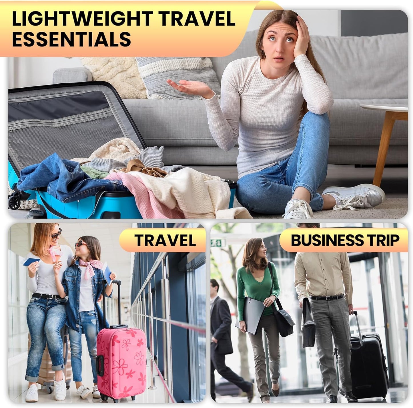 Ultralight Compression Packing Cubes Travel for Suitcases ,Compressible Mesh Pac