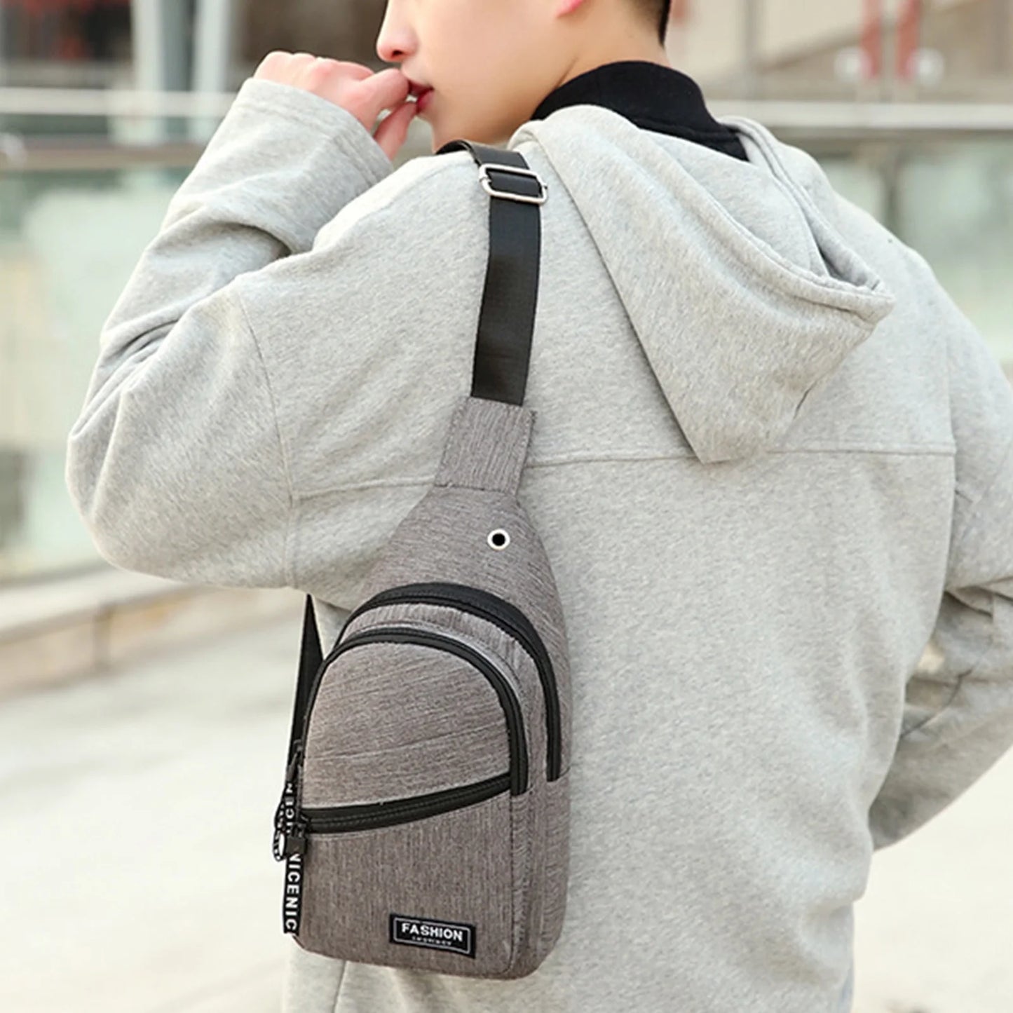 Big Holiday Deals! Cameland Waterproof Strap Bag Crossbody Backpack Men Ladies Strap Backpack Hiking Backpack Multipurpose Messenger Chest Bag Gifts for Family on Clearance