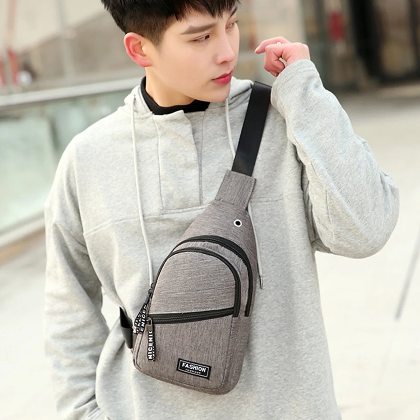 Big Holiday Deals! Cameland Waterproof Strap Bag Crossbody Backpack Men Ladies Strap Backpack Hiking Backpack Multipurpose Messenger Chest Bag Gifts for Family on Clearance