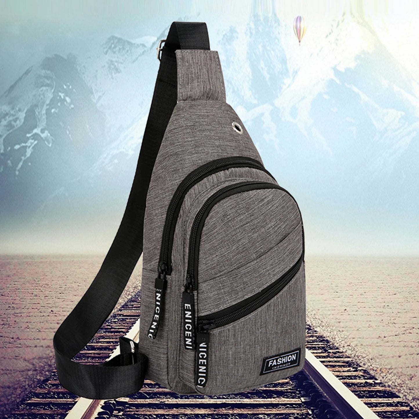 Big Holiday Deals! Cameland Waterproof Strap Bag Crossbody Backpack Men Ladies Strap Backpack Hiking Backpack Multipurpose Messenger Chest Bag Gifts for Family on Clearance