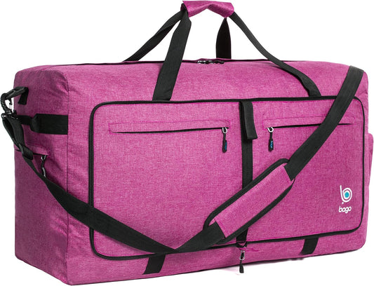 40L 60L 80L 100L 120L 140L Duffel Bags for Traveling – Durable Lightweight Waterproof Foldable Duffle Bag for Travel with Shoe Compartment, Packable Collapsible Overnight Bag for Men & Women