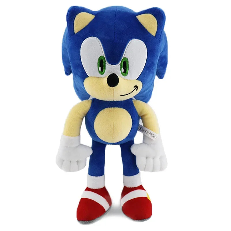 30CM High Quality Sonic Plush Toy the Hedgehog Sonic Knuckles Tails Cute Cartoon Soft Stuffed Doll Birthday Gift for Children