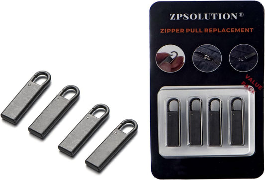 Zipper Pull Replacement Metal Zipper Handle Mend Fixer for Luggage Suitcases Bags