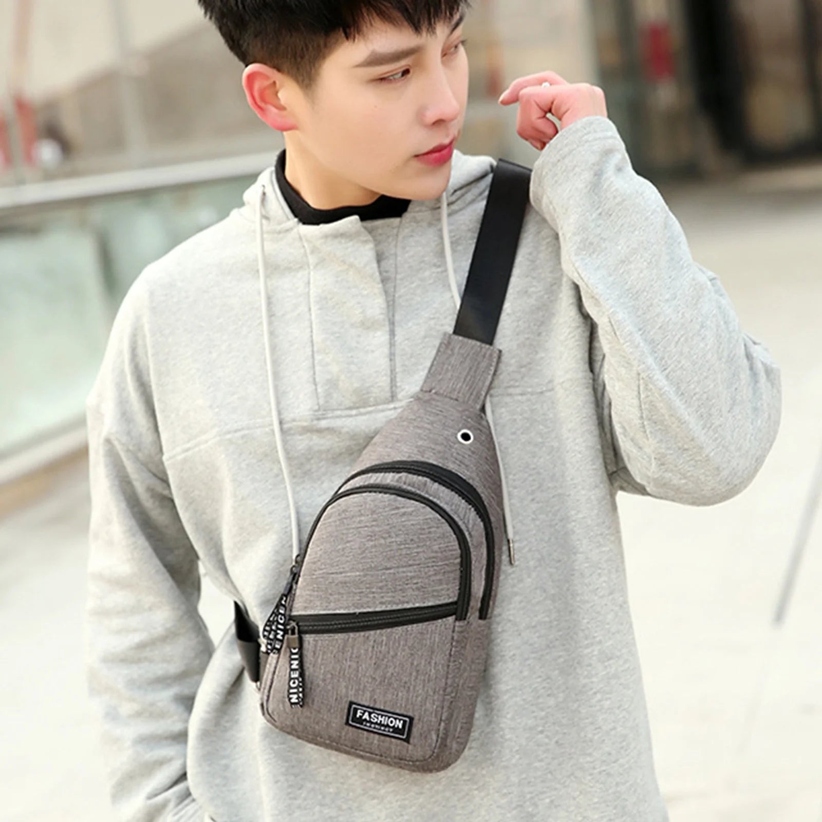 Big Holiday Deals! Cameland Waterproof Strap Bag Crossbody Backpack Men Ladies Strap Backpack Hiking Backpack Multipurpose Messenger Chest Bag Gifts for Family on Clearance